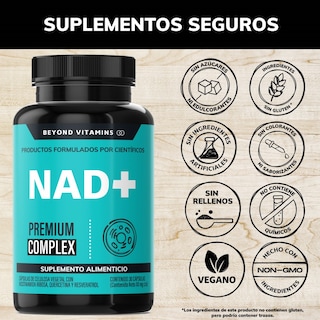 Foto 3 | Suplemento Alimenticio Beyond Vitamins Nicotinamida Ribosa 30 Cápsulas