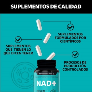 Foto 4 | Suplemento Alimenticio Beyond Vitamins Nicotinamida Ribosa 30 Cápsulas