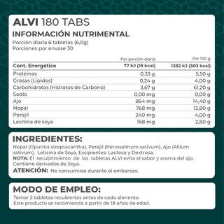 Foto 4 | Suplemento Alimenticio Pronat Alvi 180 Tabletas Recubiertas