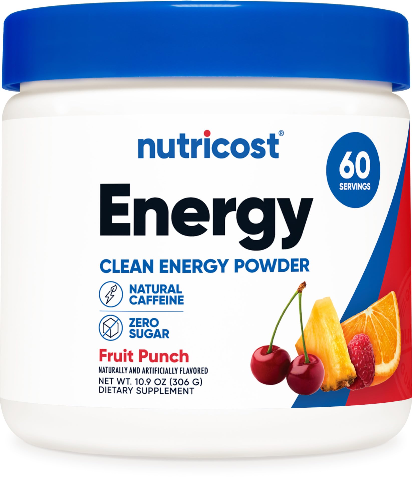 Foto 2 pulgar | Ponche De Frutas Energy Powder Nutricost Energy Complex, 300 G - Venta Internacional.