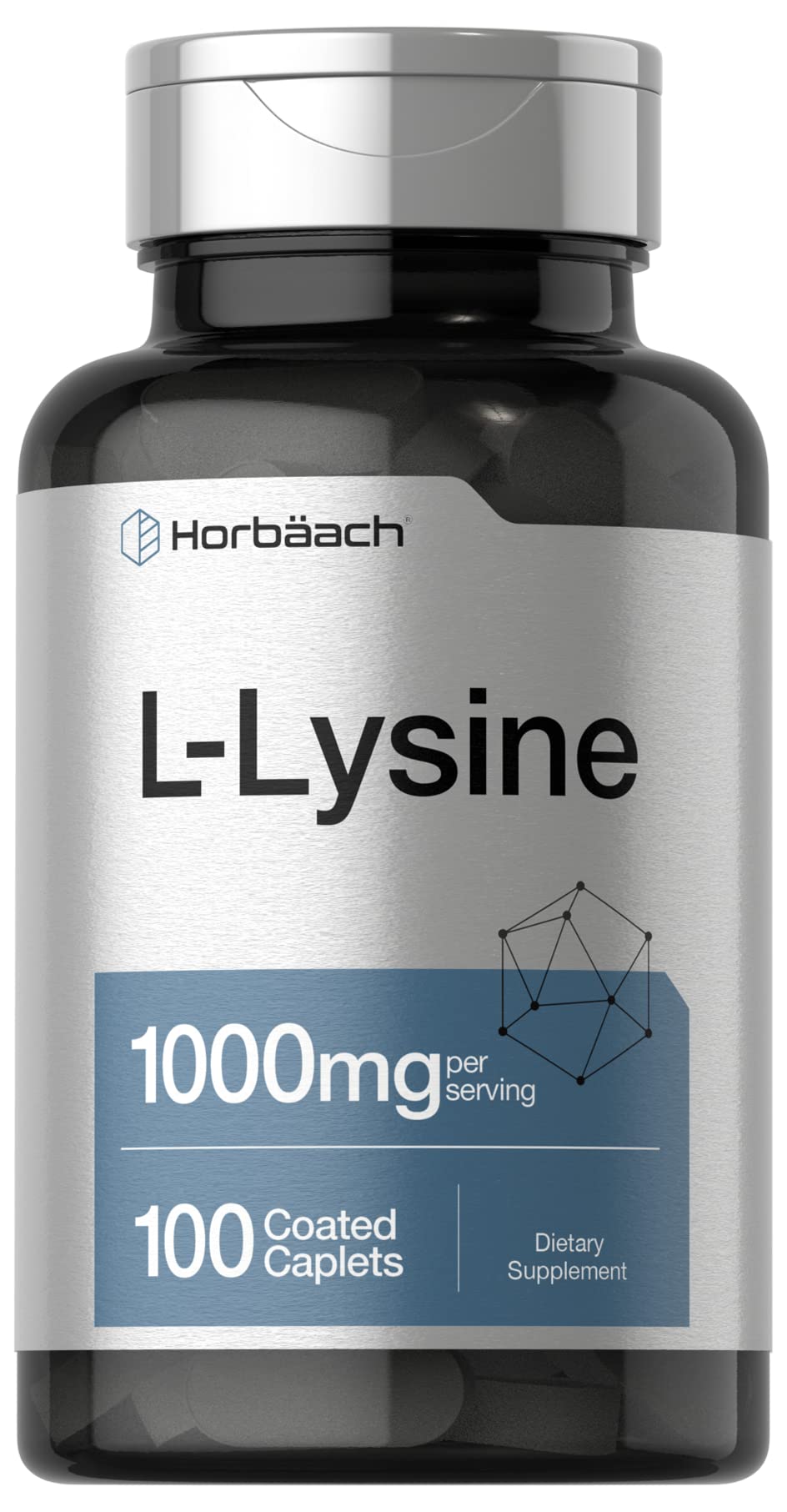 Foto 1 | Suplemento Horbäach L-lisina 1000 Mg 100 Comprimidos Recubiertos - Venta Internacional.
