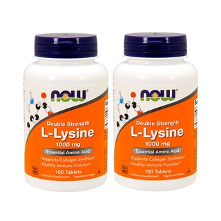 Foto 1 | Supplement Now Foods L-lisina 1000 Mg 100 Comprimidos (paquete De 2) - Venta Internacional.