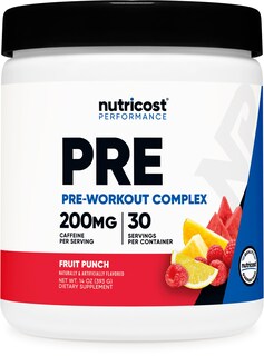 Foto 1 | Ponche De Frutas Nutricost En Polvo Para Antes Del Entrenamiento, 30 Porciones - Venta Internacional.