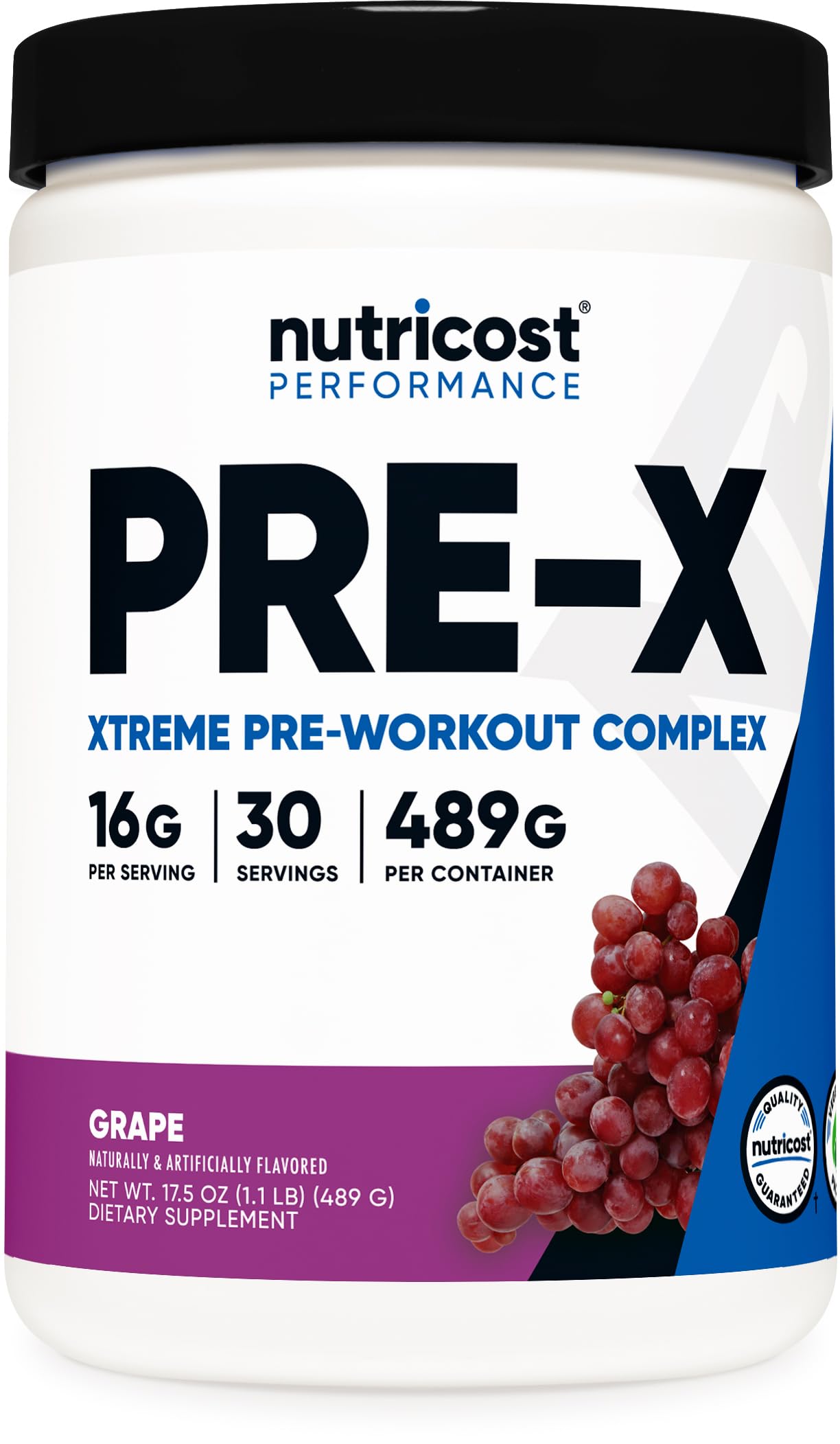 Foto 2 pulgar | Pre-workout Powder Nutricost Pre-x Grape 30 Porciones - Venta Internacional.