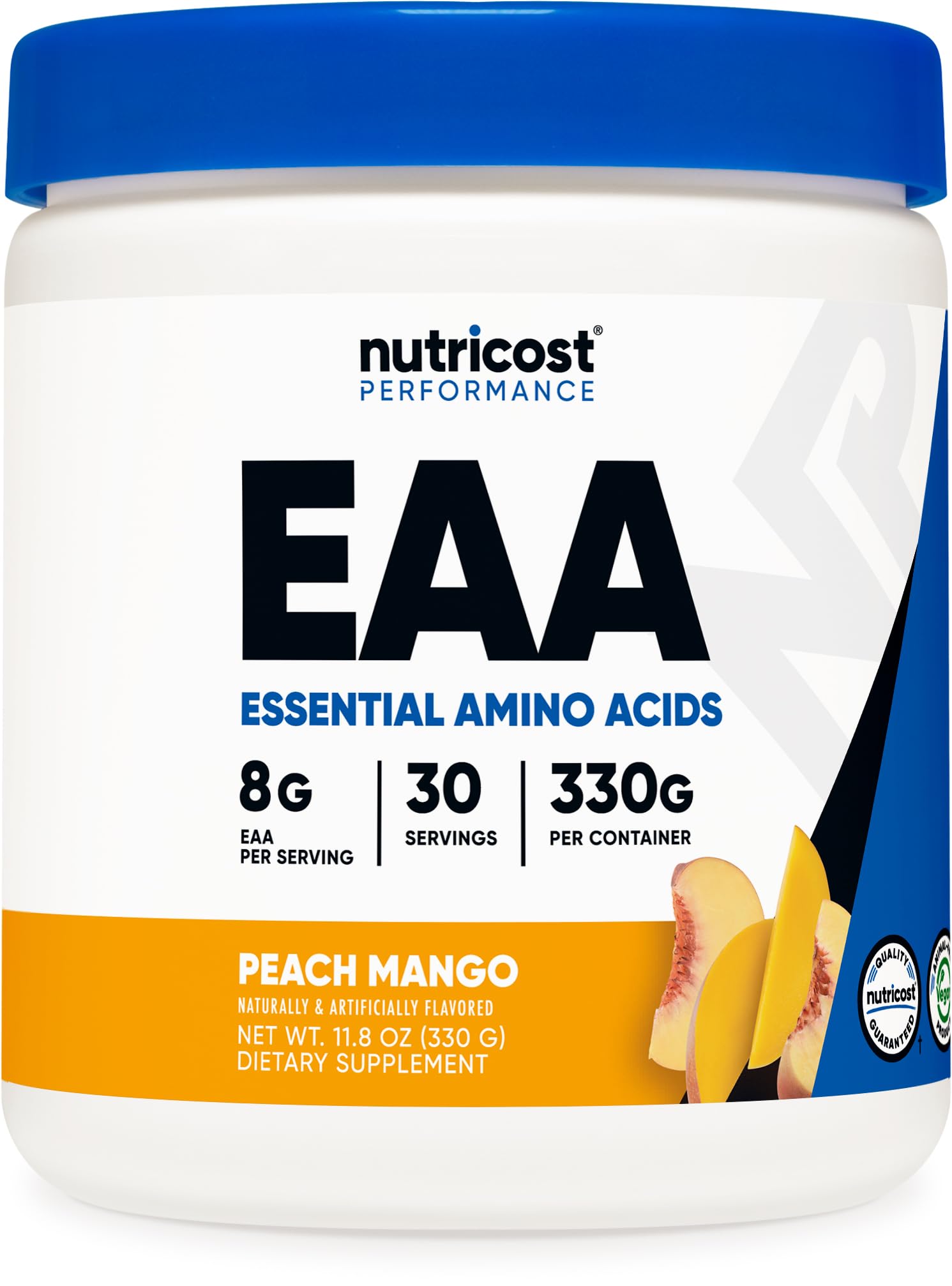 Foto 1 | Suplemento Nutricost Eaa En Polvo, 30 Porciones, Sabor A Melocotón Y Mango - Venta Internacional.
