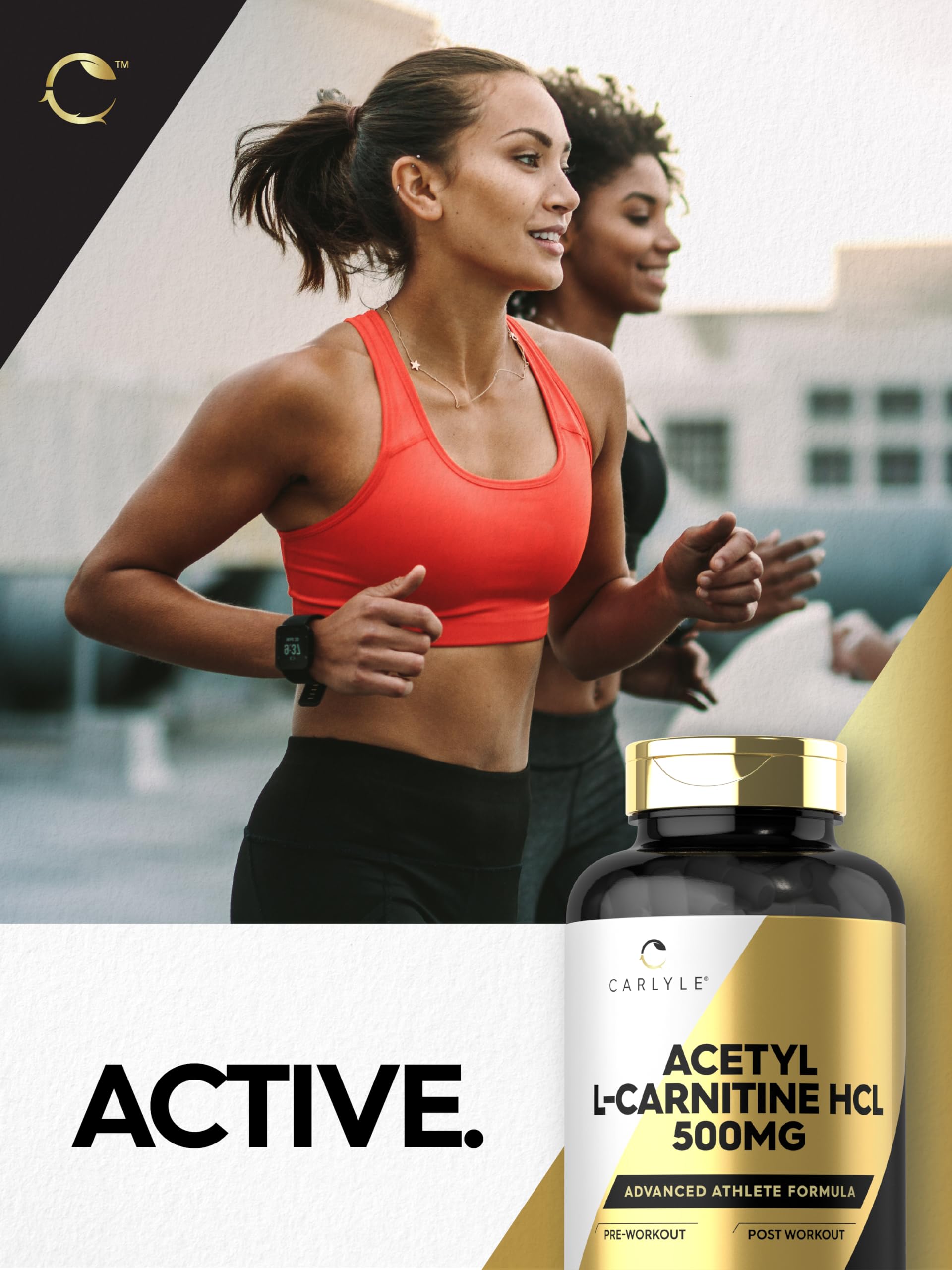Foto 7 | Suplemento Carlyle Acetil L-carnitina Hcl 500 Mg 180 Cápsulas - Venta Internacional.