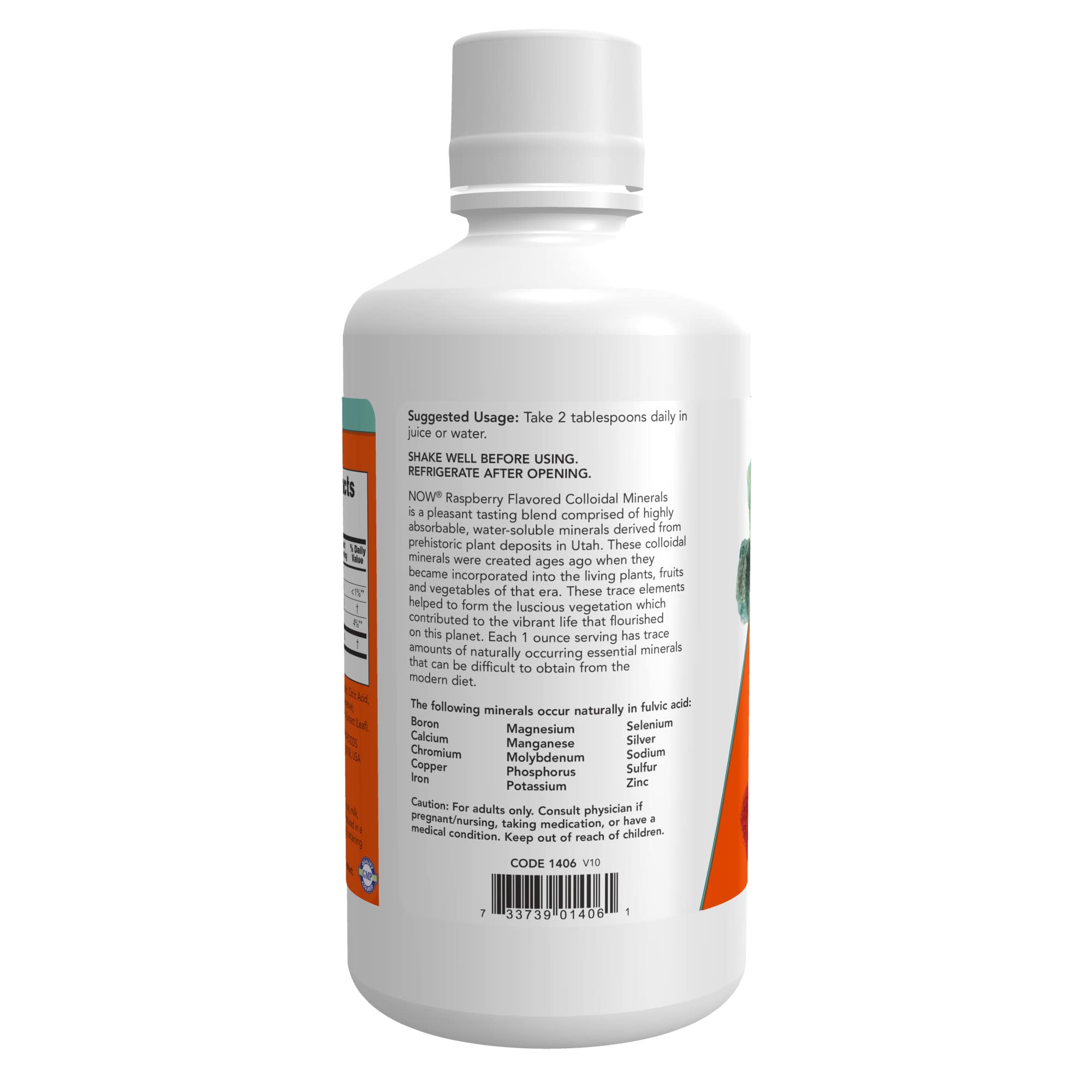 Foto 4 pulgar | Líquido De Minerales Coloidales Supplements Now Foods, 960 Ml, Frambuesa - Venta Internacional.