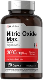 Foto 1 | Suplemento De Óxido Nítrico Horbaach Max 3600 Mg 120 Cápsulas - Venta Internacional.