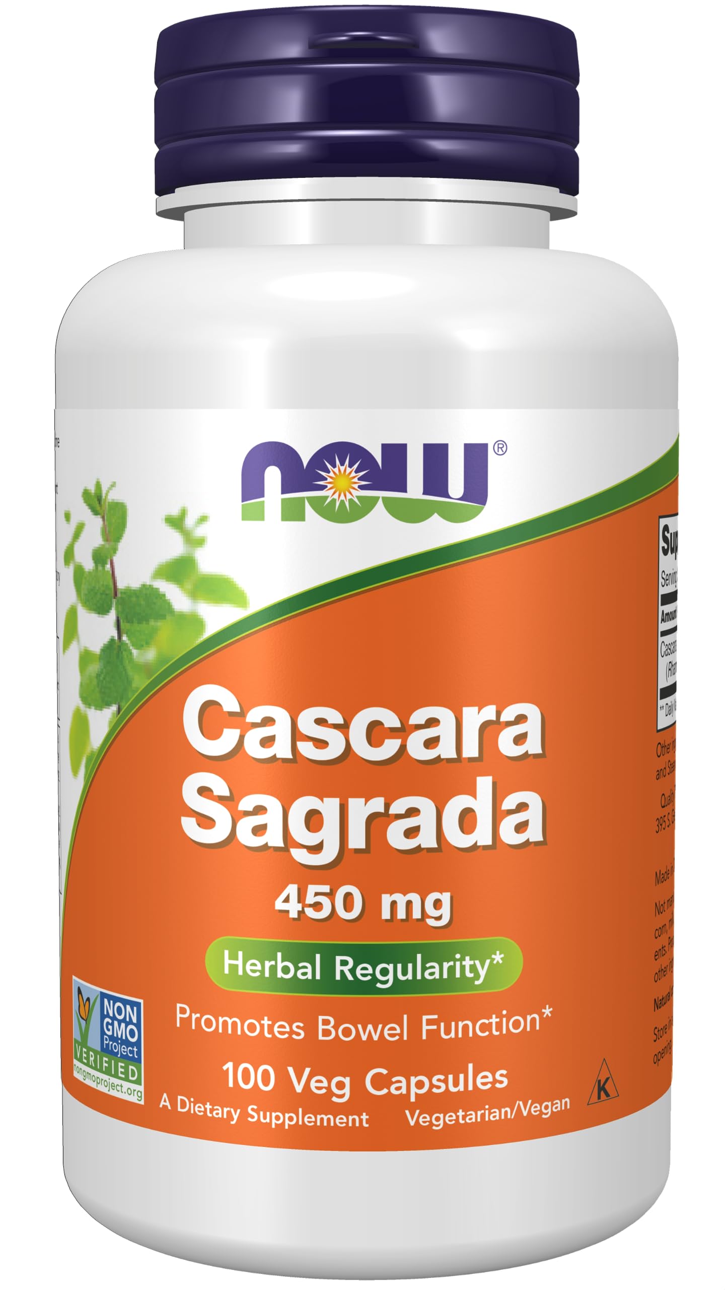 Foto 2 pulgar | Cáscara Sagrada De Supplement Now Foods, 450 Mg, 100 Cápsulas Vegetarianas - Venta Internacional.