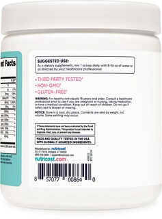 Foto 4 | Limonada De Fresa Bcaa Nutricost Para Mujer 30 Porciones - Venta Internacional.