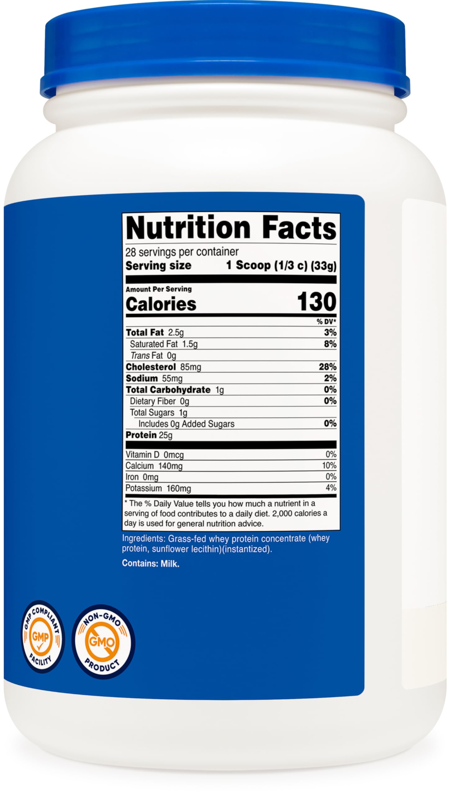 Foto 6 pulgar | Concentrado De Proteína De Suero Nutricost, Alimentado Con Pasto, 907 G, Sin Sabor - Venta Internacional.