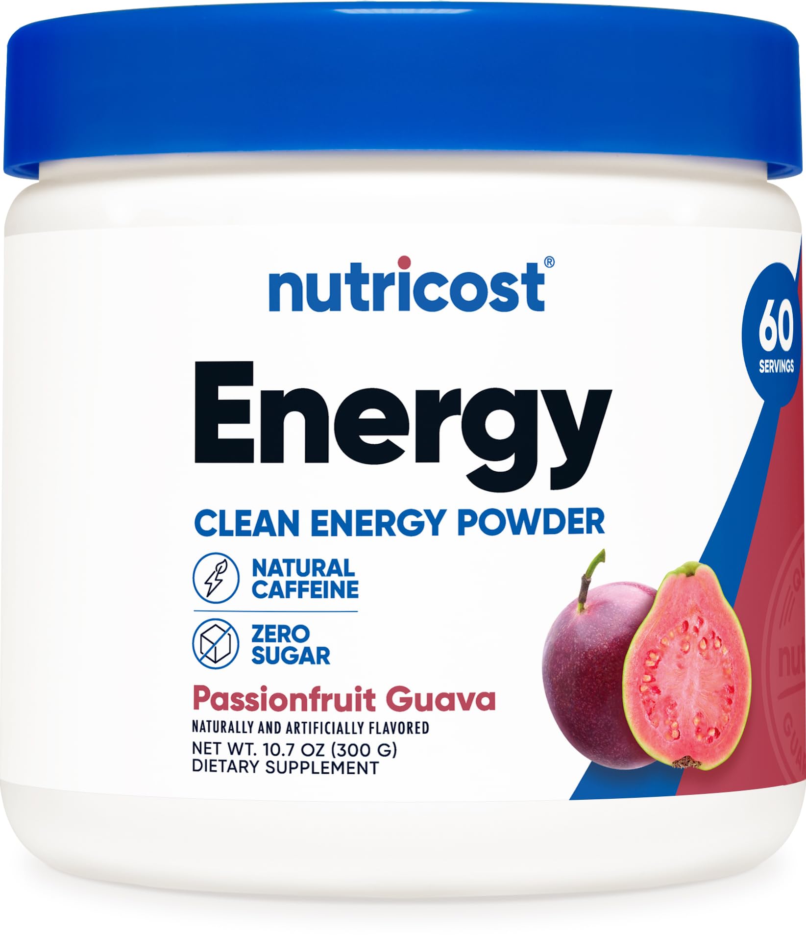 Foto 2 pulgar | Bebida Energética En Polvo Nutricost Passionfruit Guayaba 60 Porciones - Venta Internacional.