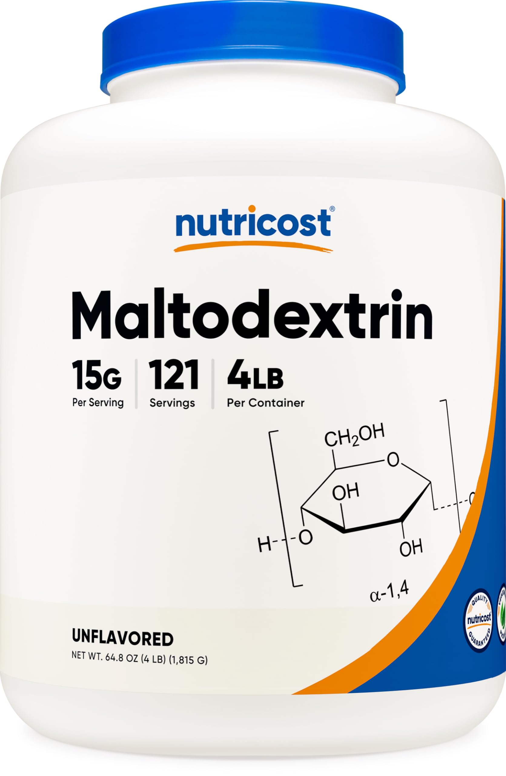 Foto 2 pulgar | Maltodextrina En Polvo Nutricost 1,8 Kg Sin Gluten, Sin Ogm - Venta Internacional.
