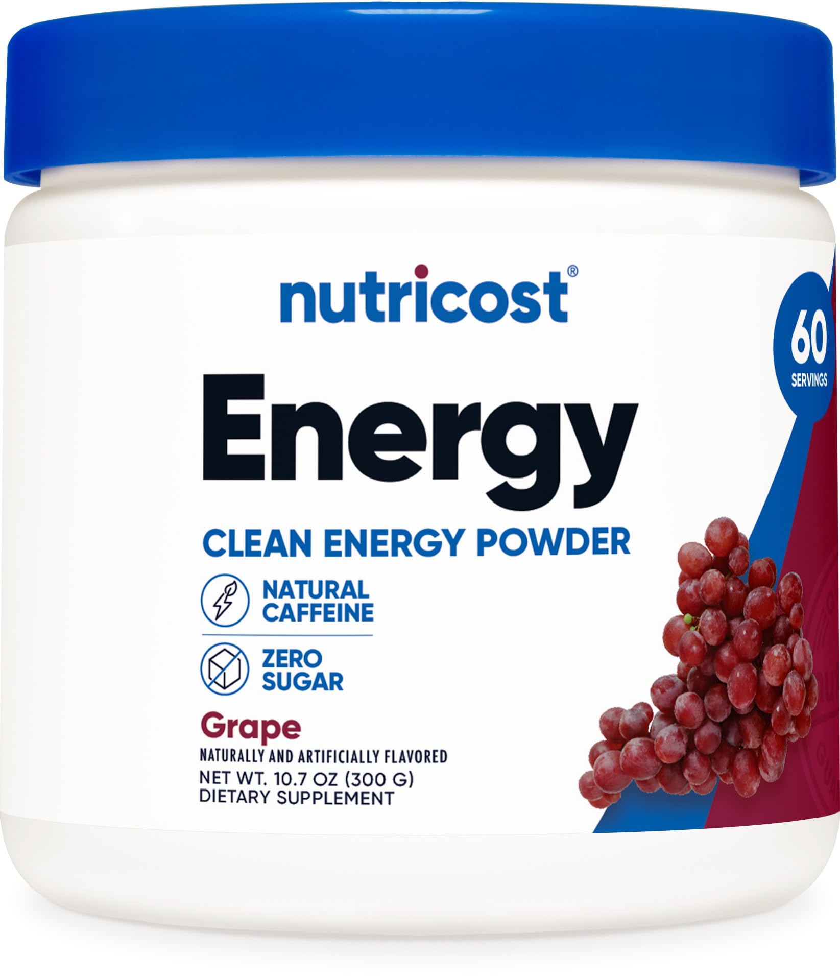 Foto 2 pulgar | Bebida Energética En Polvo Nutricost Con Sabor A Uva, 60 Porciones - Venta Internacional.