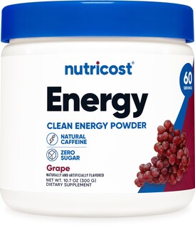 Foto 1 | Bebida Energética En Polvo Nutricost Con Sabor A Uva, 60 Porciones - Venta Internacional.