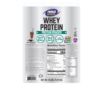 Foto 2 | Whey Protein Now Foods Sports Nutrition Chocolate Cremoso, 4,54 Kg - Venta Internacional.