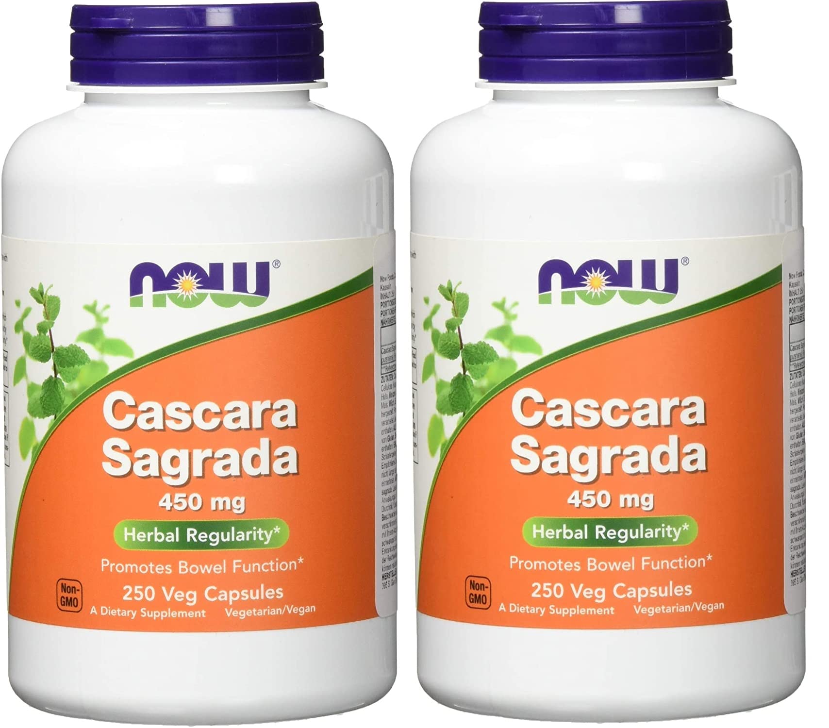 Foto 4 pulgar | Cáscara Sagrada De Supplement Now Foods, 450 Mg, 250 Cápsulas (paquete De - Venta Internacional.