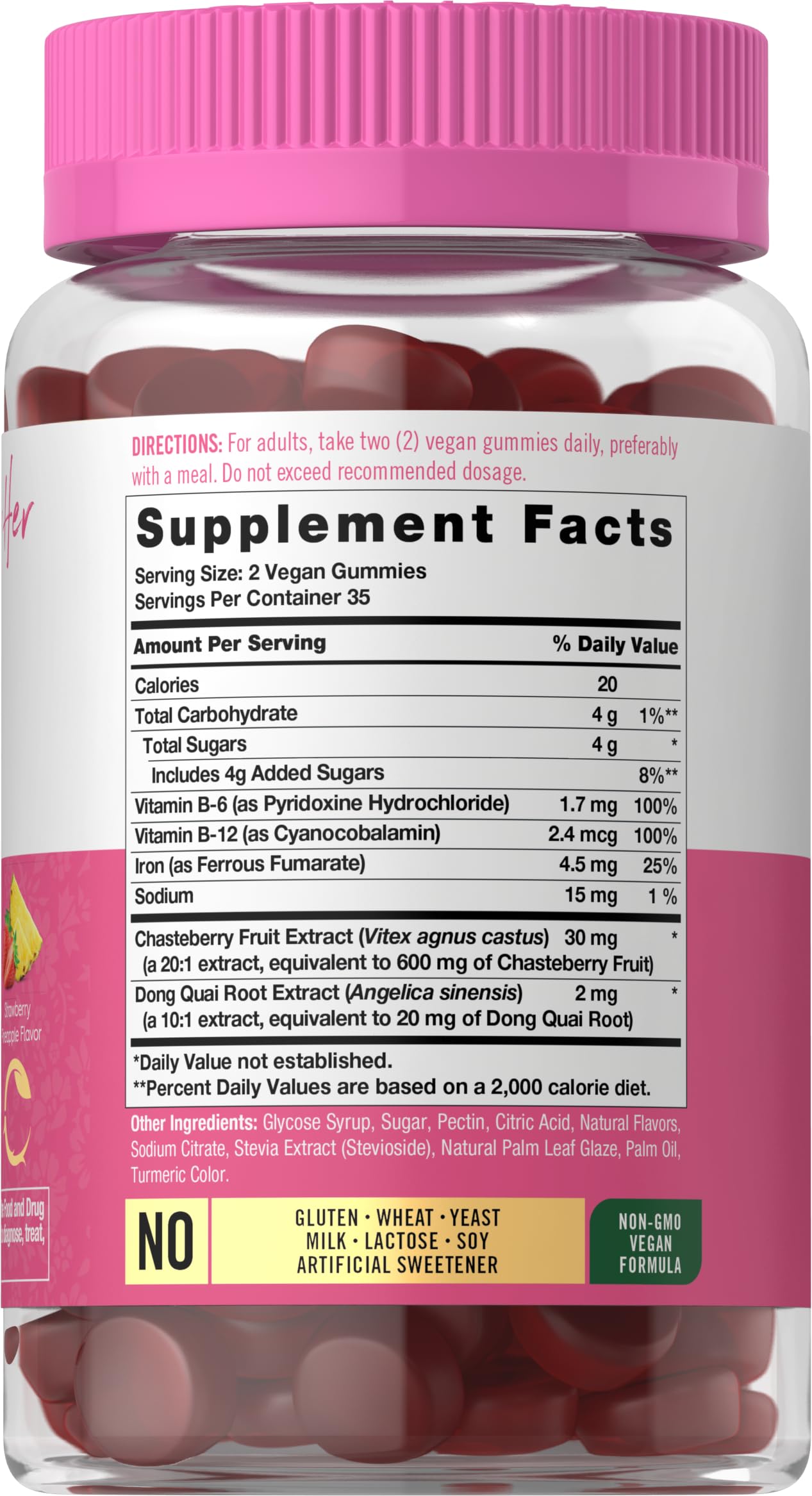 Foto 2 | Suplemento Carlyle Hormonal Balance Para Mujeres Y Síndrome Premenstrual, 70 Gomitas - Venta Internacional.