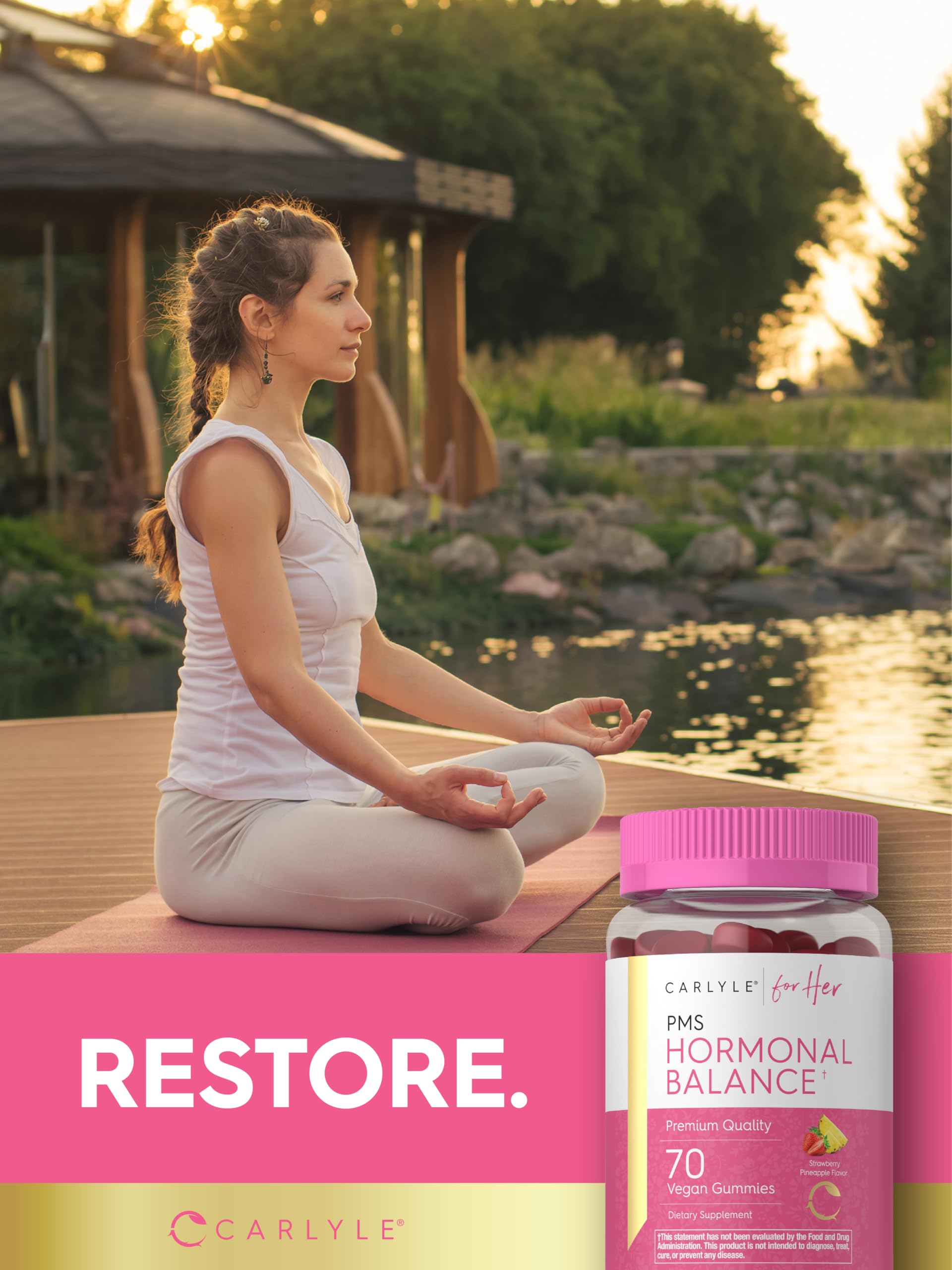 Foto 7 pulgar | Suplemento Carlyle Hormonal Balance Para Mujeres Y Síndrome Premenstrual, 70 Gomitas - Venta Internacional.
