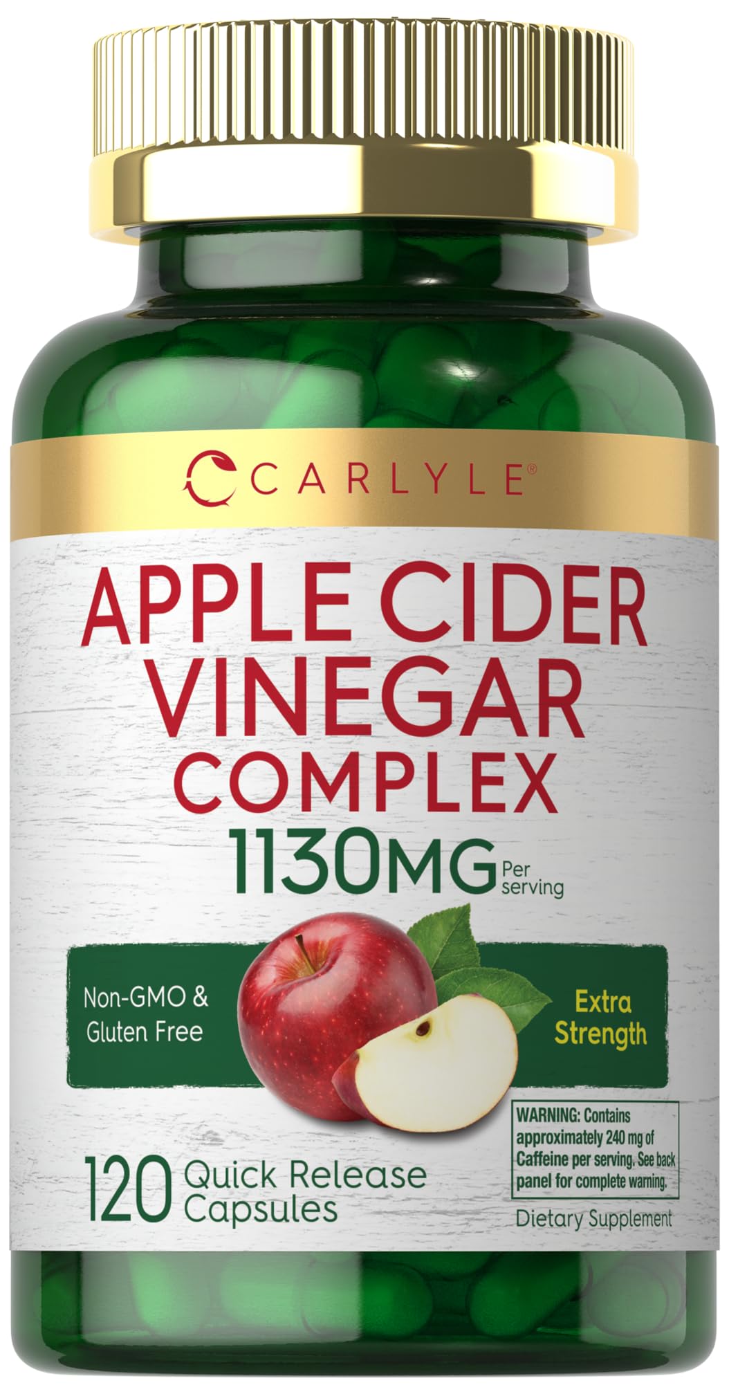 Foto 2 pulgar | Suplemento Carlyle, Complejo De Vinagre De Sidra De Manzana, 120 Cápsulas - Venta Internacional.