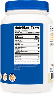 Foto 5 | Concentrado De Proteína De Suero Nutricost, Alimentado Con Pasto, 907 G, Vainilla - Venta Internacional.