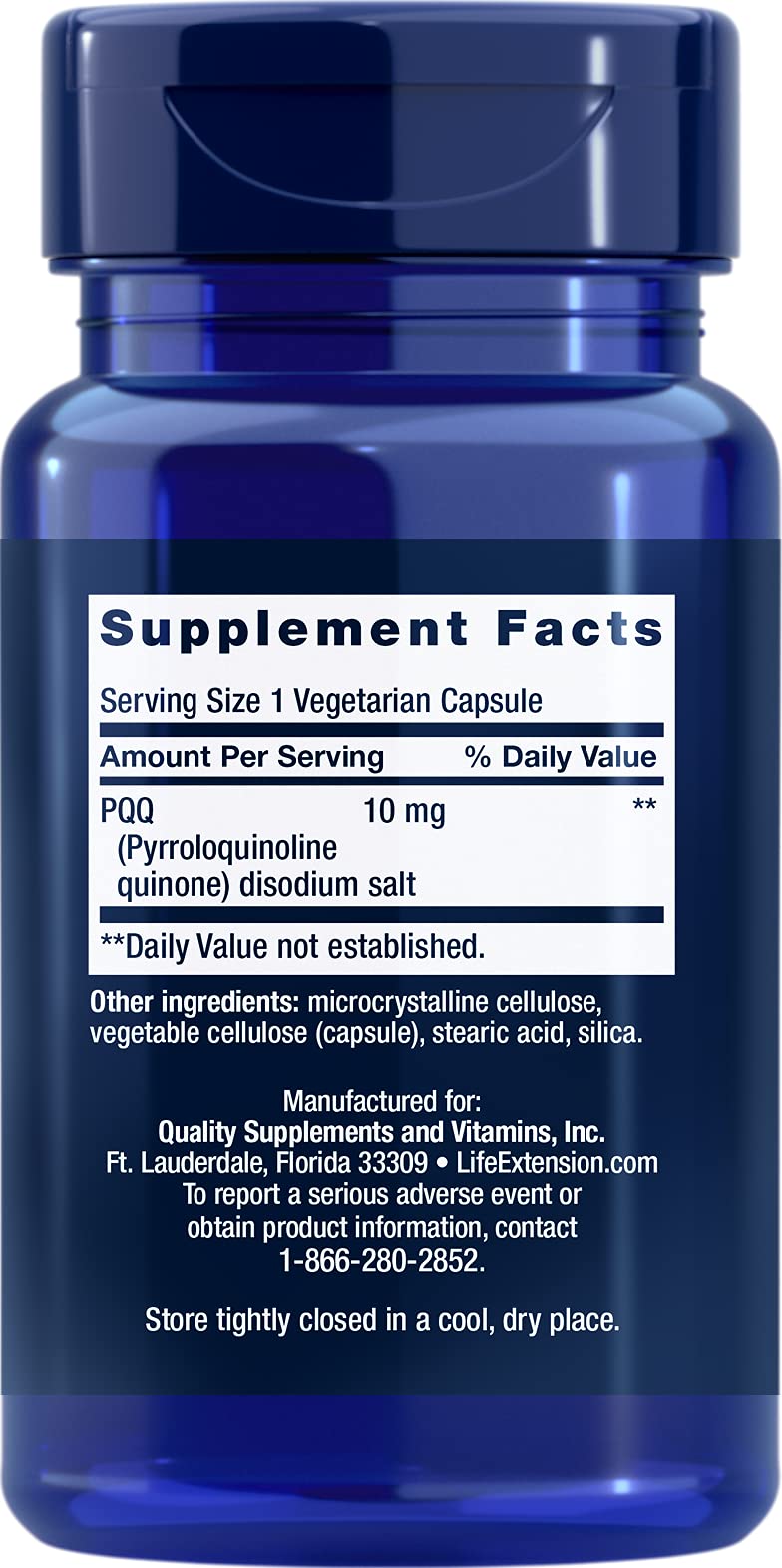 Foto 2 | Suplemento Life Extension Pqq (pirroloquinolina Quinona) 10 Mg - Venta Internacional.
