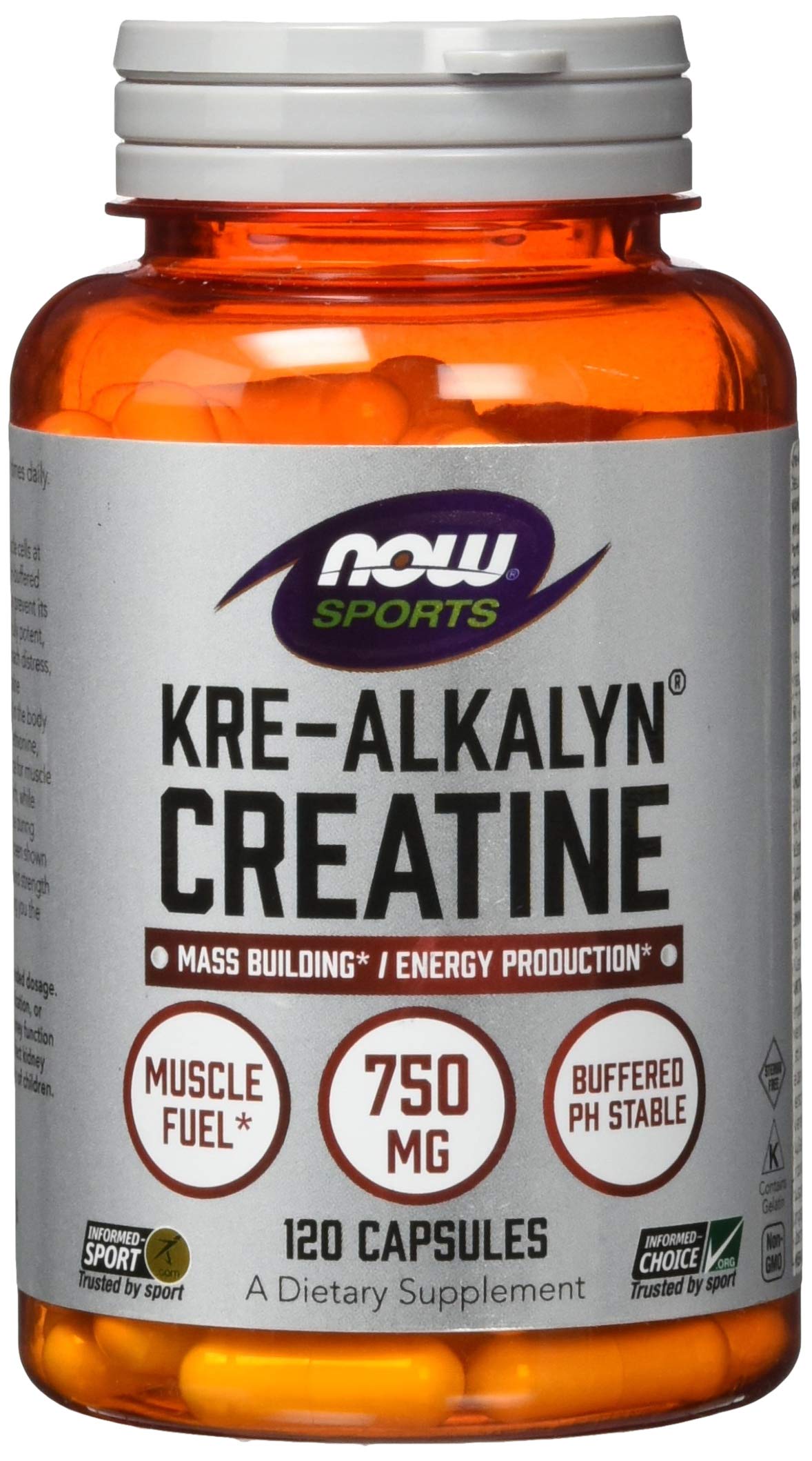 Foto 2 pulgar | Creatina Kre-alkalyn  De Supplement Now Foods, 120 Cápsulas - Venta Internacional.