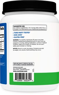 Foto 3 | Bcaa En Polvo Nutricost 2:1:1 Sabor A Manzana Verde 120 Porciones - Venta Internacional.