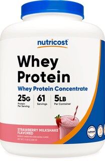 Foto 1 | Concentrado De Proteína De Suero Nutricost Fresa 2,27 Kg - Venta Internacional.