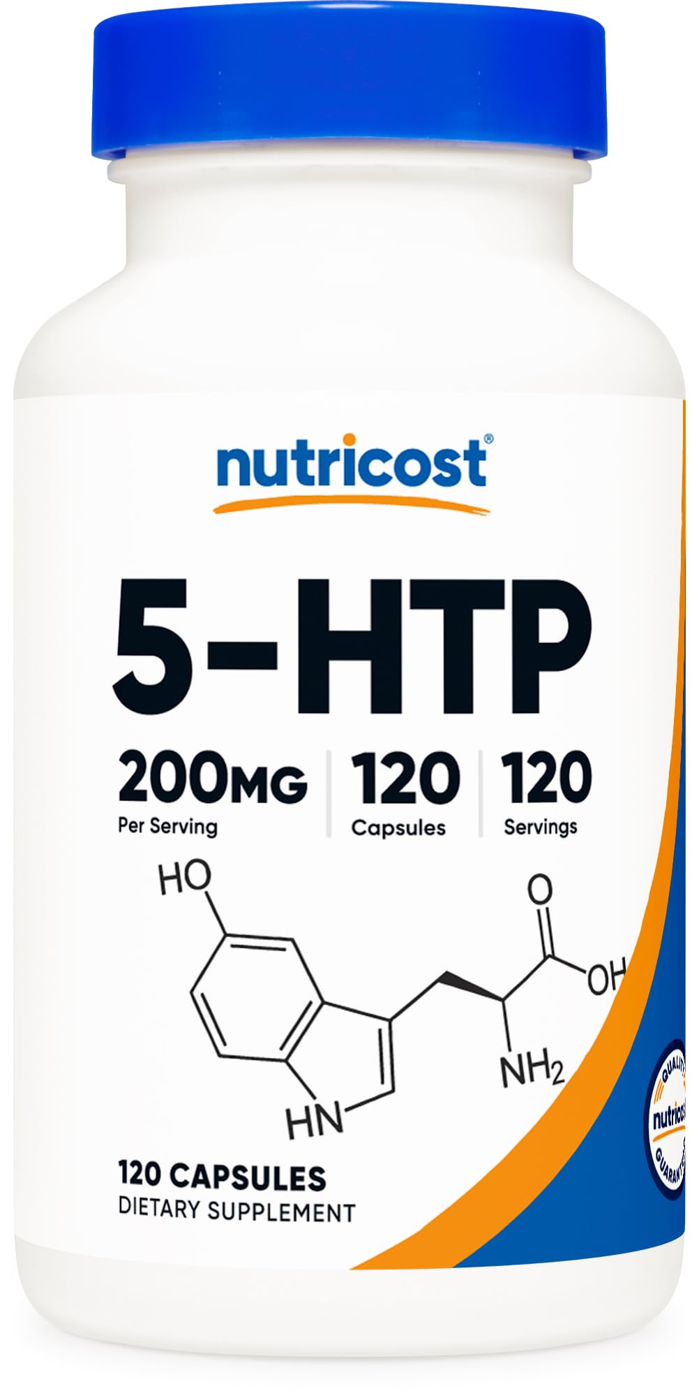 Foto 2 pulgar | Suplemento Nutricost 5-htp 200 Mg 120 Cápsulas Vegetarianas - Venta Internacional.