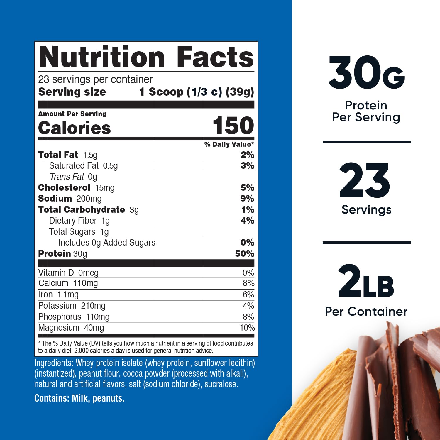 Foto 3 pulgar | Proteína En Polvo Nutricost, Proteína De Suero Aislada, Chocolate, Mantequilla De Maní, 907 G - Venta Internacional.