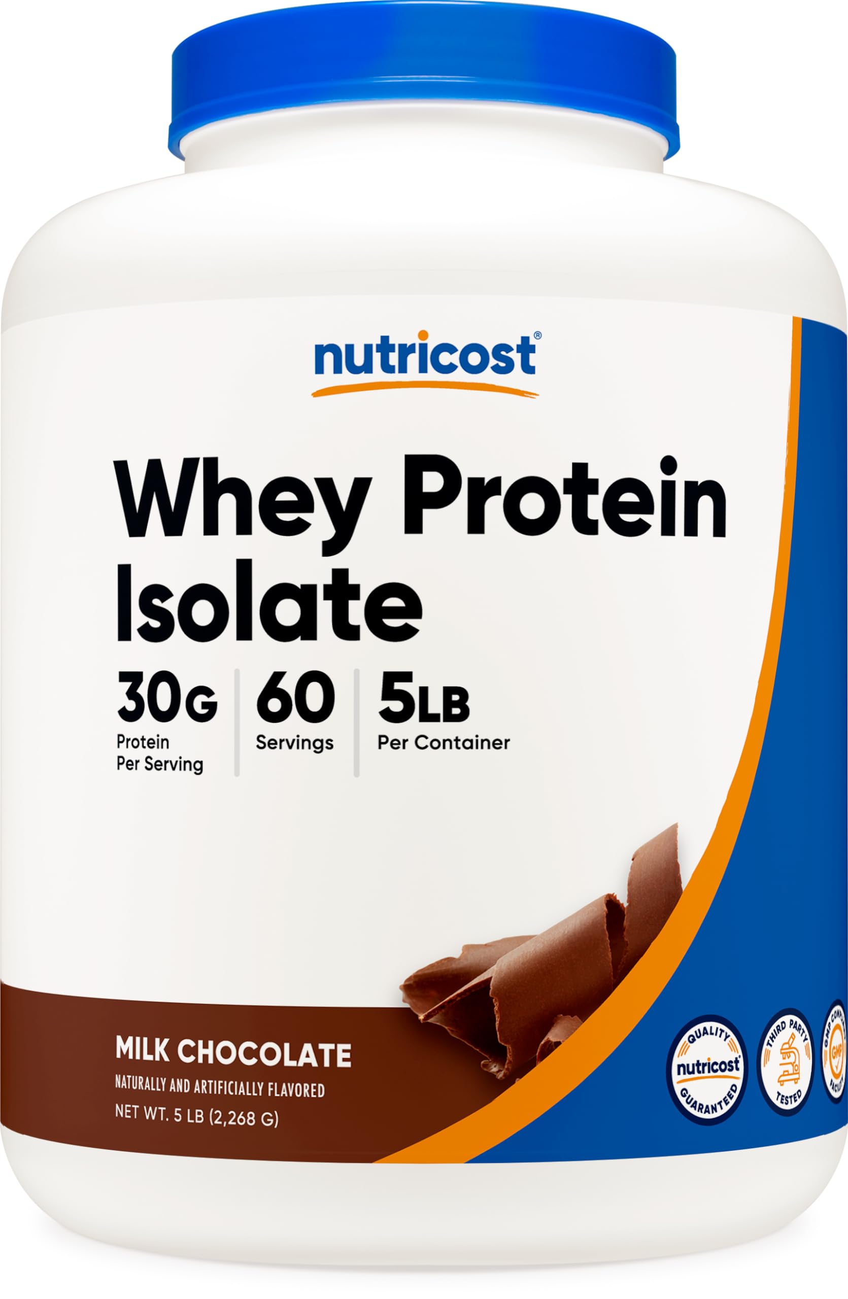Foto 2 pulgar | Proteína En Polvo Nutricost Whey Protein Isolate Chocolate Con Leche - Venta Internacional.