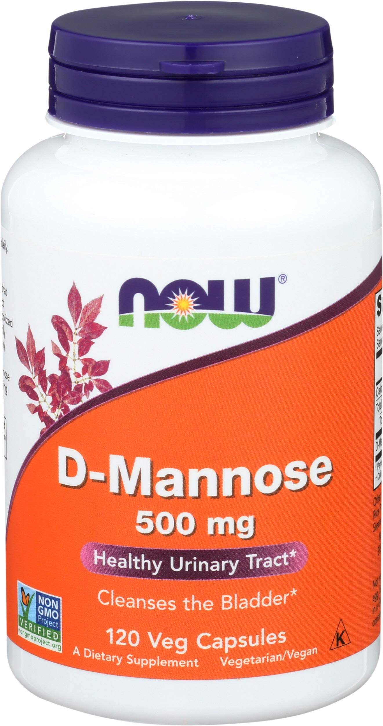Foto 2 pulgar | Supplement Now Foods D-manosa 500 Mg 120 Cápsulas (paquete De 3) - Venta Internacional.