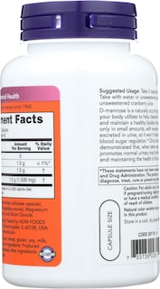 Foto 2 | Supplement Now Foods D-manosa 500 Mg 120 Cápsulas (paquete De 3) - Venta Internacional.