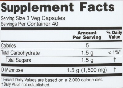 Foto 3 | Supplement Now Foods D-manosa 500 Mg 120 Cápsulas (paquete De 3) - Venta Internacional.