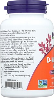 Foto 5 | Supplement Now Foods D-manosa 500 Mg 120 Cápsulas (paquete De 3) - Venta Internacional.