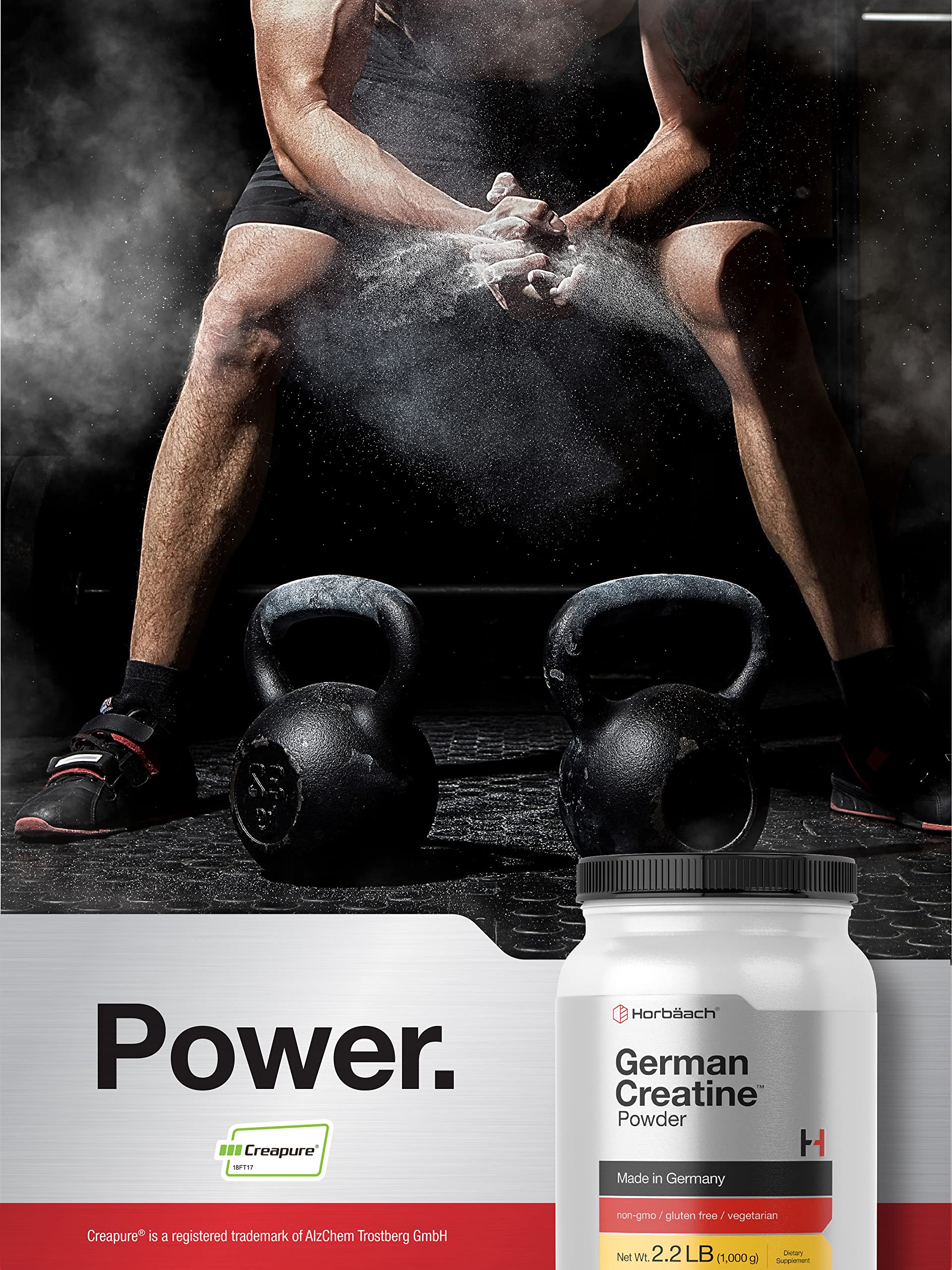 Foto 6 | Suplemento De Creatina Horbäach German Creapure En Polvo De 1000 G - Venta Internacional.