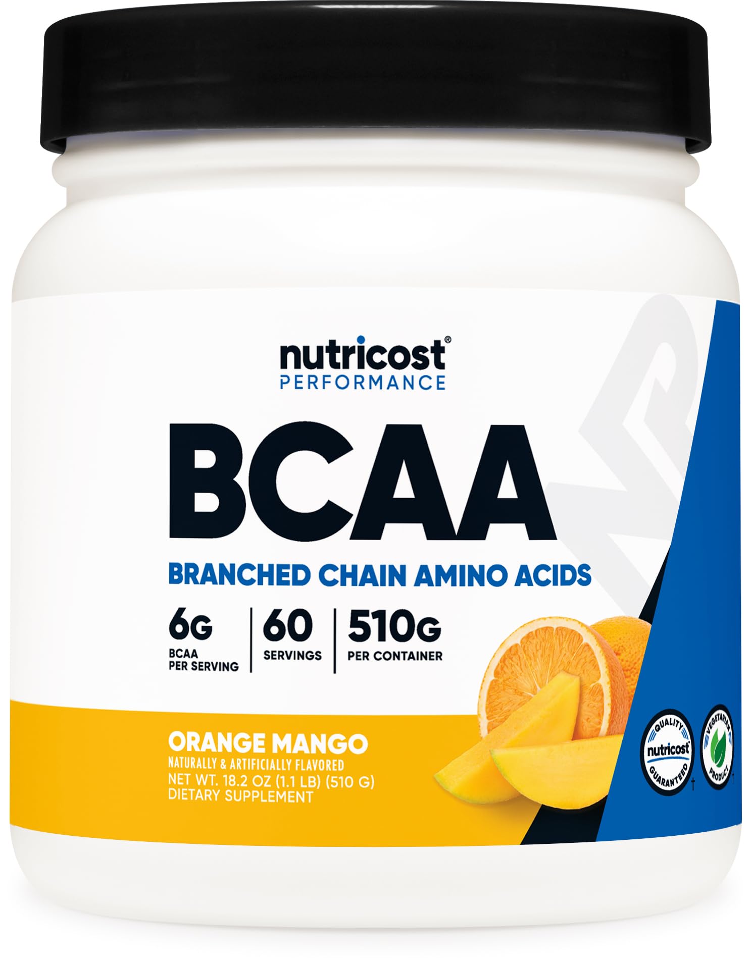 Foto 2 pulgar | Bcaa En Polvo Nutricost, Sabor A Naranja Y Mango, 60 Porciones - Venta Internacional.