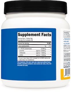 Foto 5 | Bcaa En Polvo Nutricost, Sabor A Naranja Y Mango, 60 Porciones - Venta Internacional.