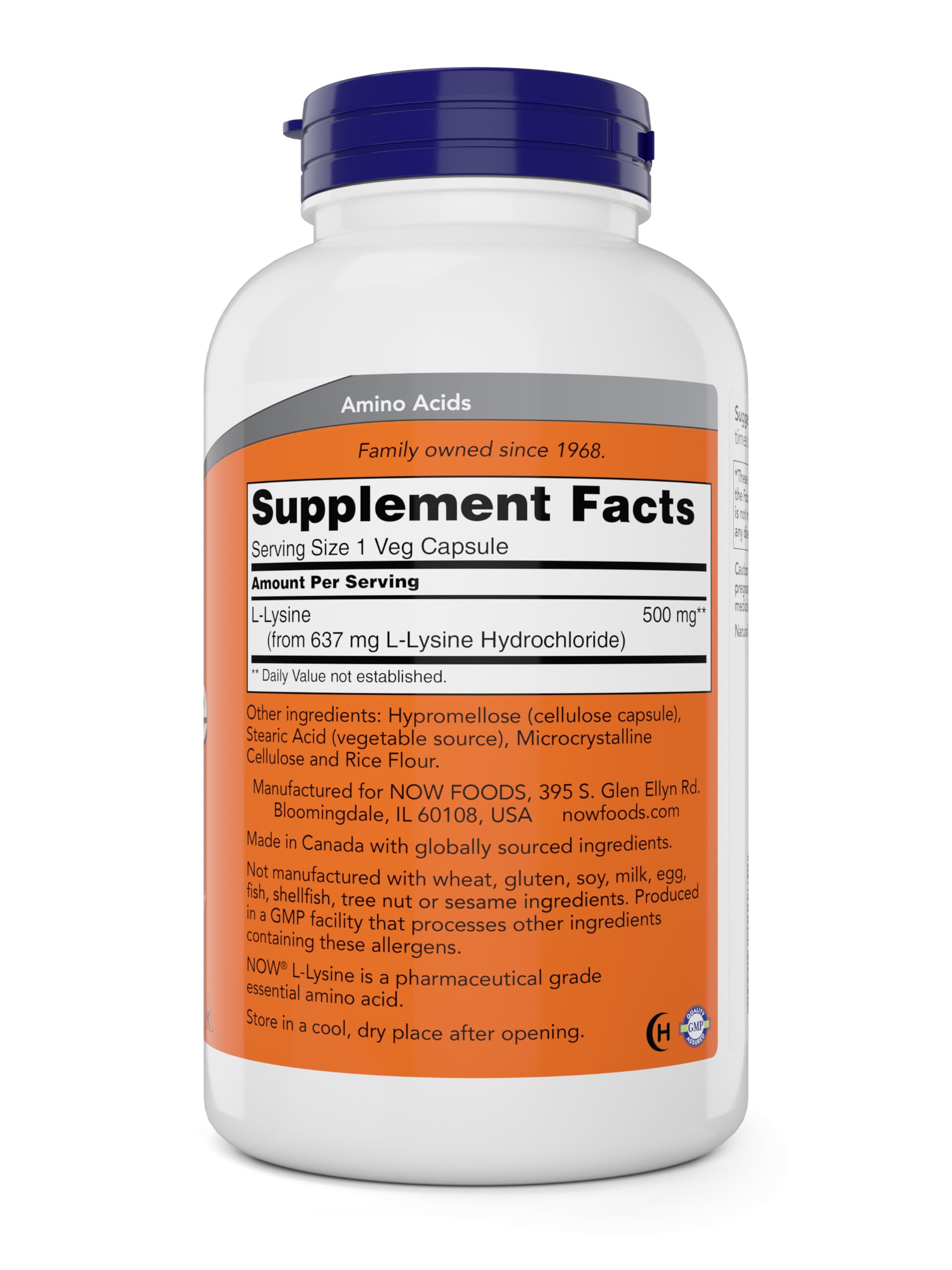 Foto 8 pulgar | Supplement Now L-lisina 500 Mg 360 Cápsulas (paquete De 2) - Venta Internacional.