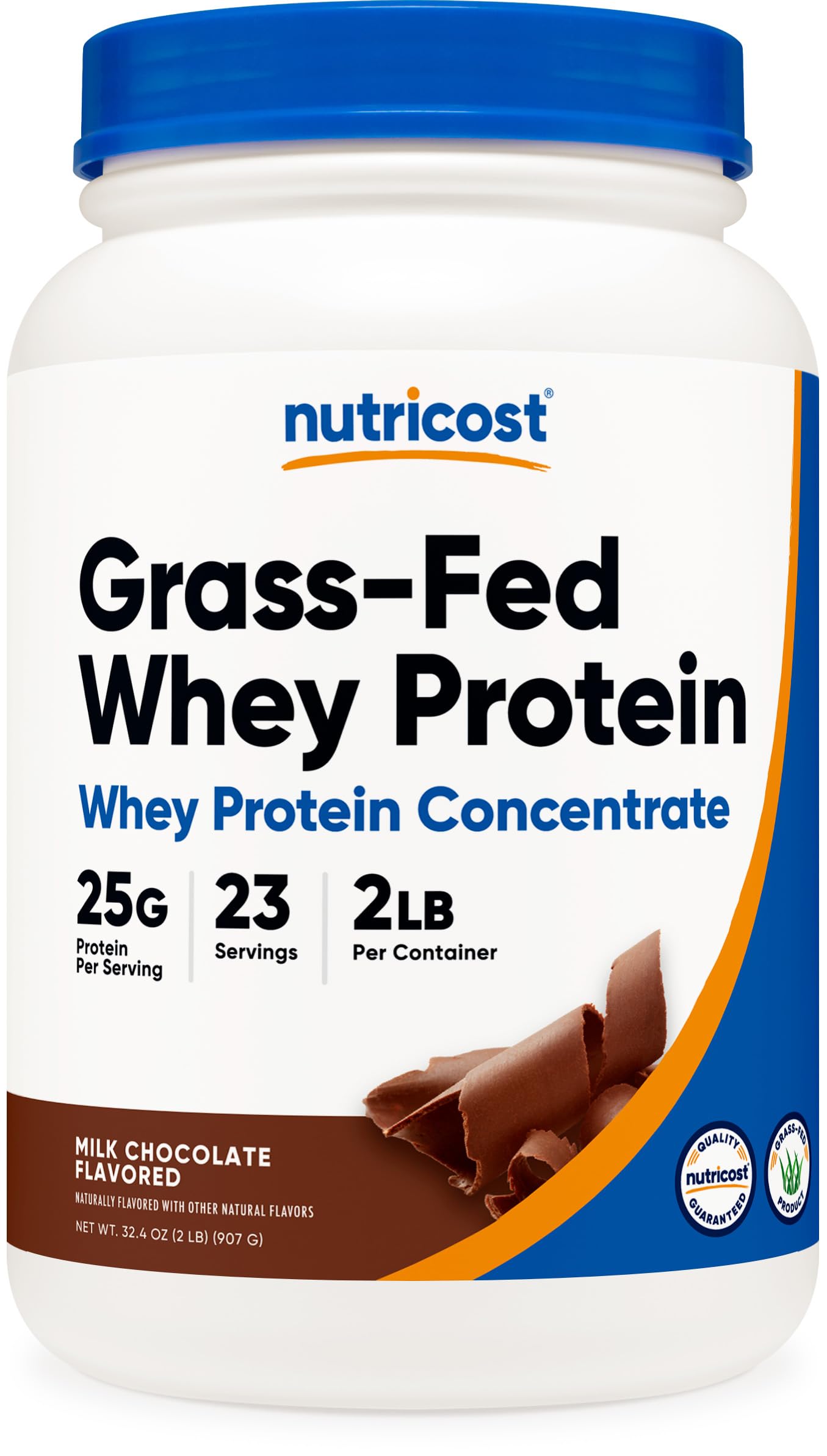 Foto 2 pulgar | Concentrado De Proteína De Suero Nutricost, Chocolate Alimentado Con Pasto, 907 G - Venta Internacional.