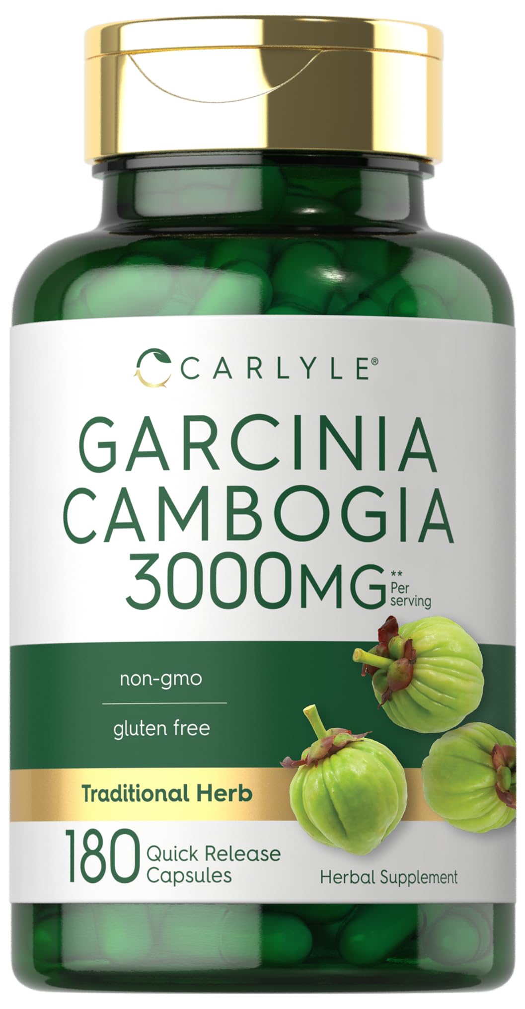 Foto 2 pulgar | Suplemento Carlyle Garcinia Cambogia 3000 Mg 180 Cápsulas - Venta Internacional.