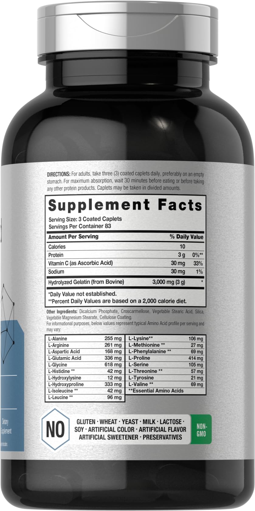 Foto 2 | Suplemento Horbäach Aminoacid Complex 3000 Mg 250 Cápsulas - Venta Internacional.