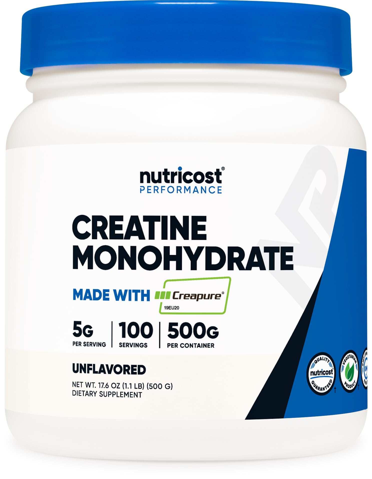 Foto 1 | Suplemento Nutricost Creapure  Monohidrato De Creatina 500 G - Venta Internacional.