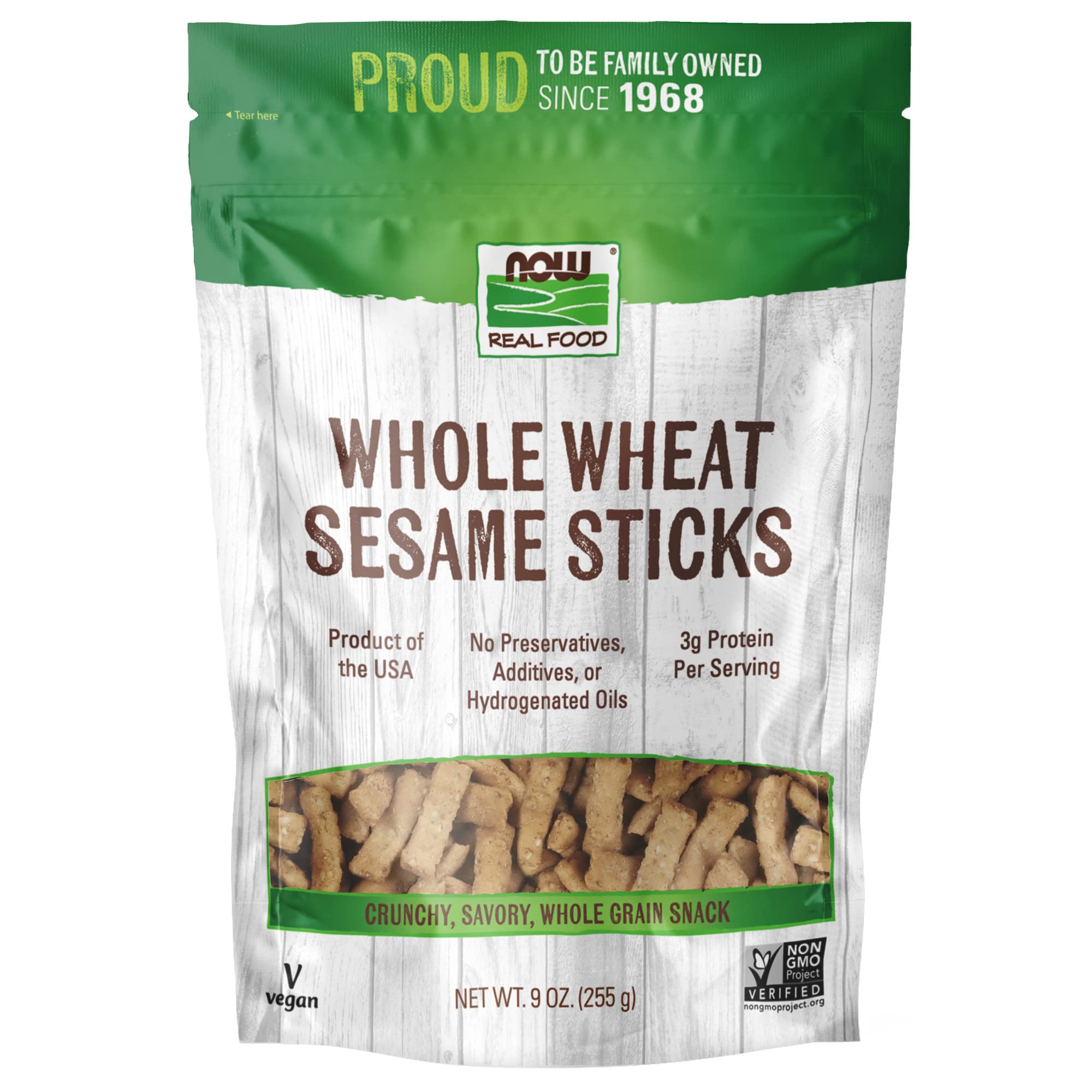 Foto 2 pulgar | Palitos De Sésamo Integral De Snack Now Foods, 255 G, Sin Ogm - Venta Internacional.