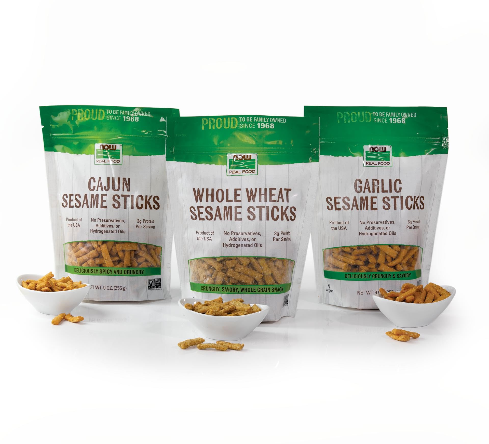 Foto 4 pulgar | Palitos De Sésamo Integral De Snack Now Foods, 255 G, Sin Ogm - Venta Internacional.