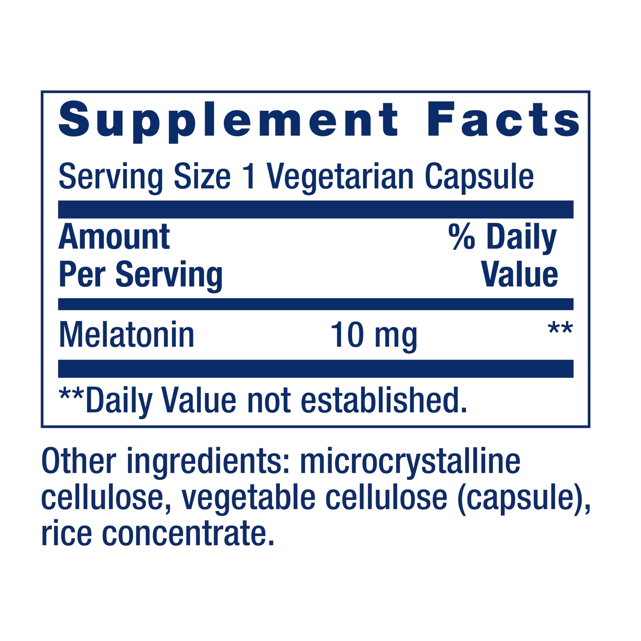 Foto 4 pulgar | Suplemento Life Extension Melatonina 10 Mg 60 Cápsulas - Venta Internacional.