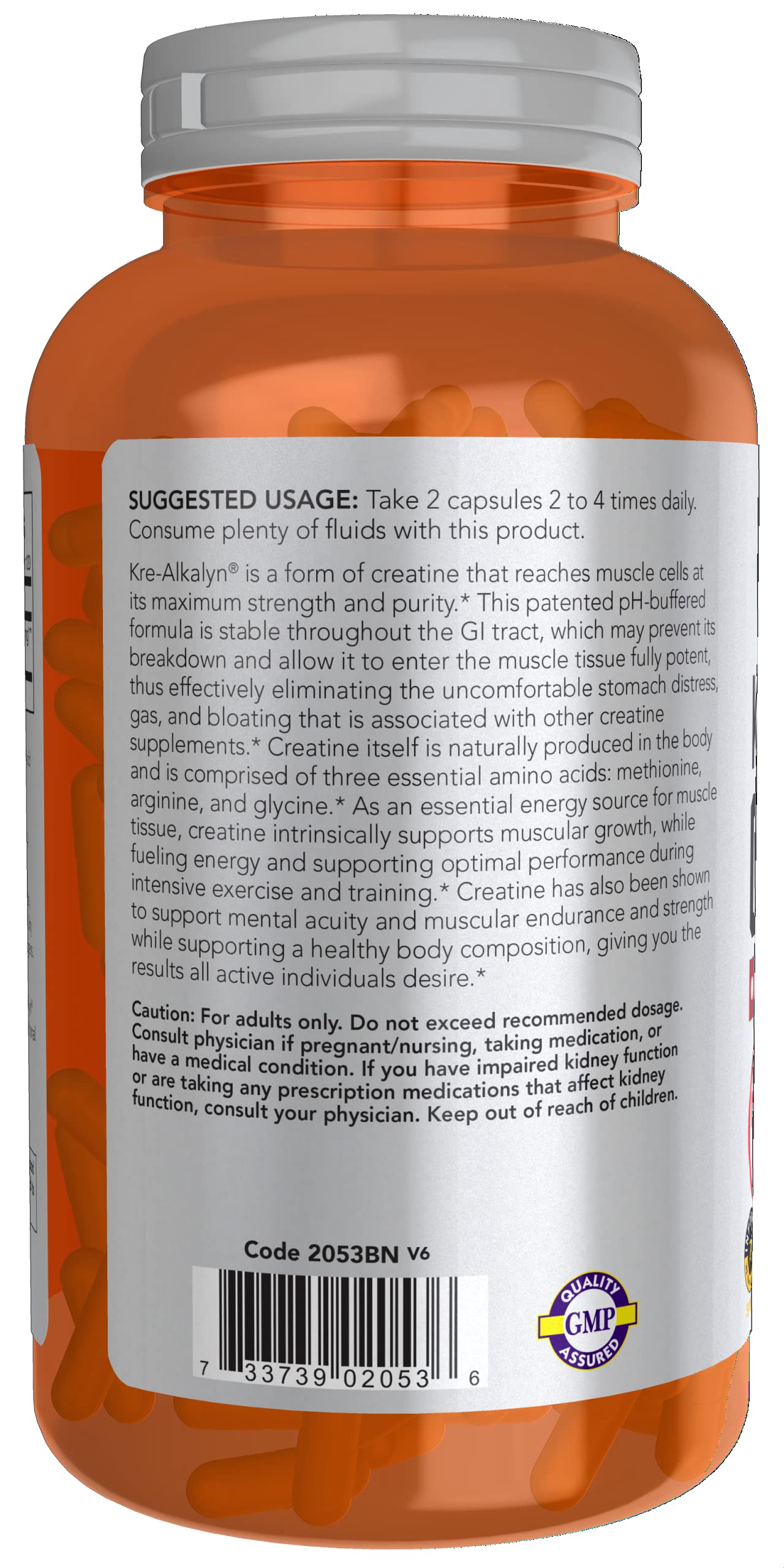 Foto 4 pulgar | Suplemento Now Sports Nutrition Kre-alkalyn Creatina 750 Mg - Venta Internacional.