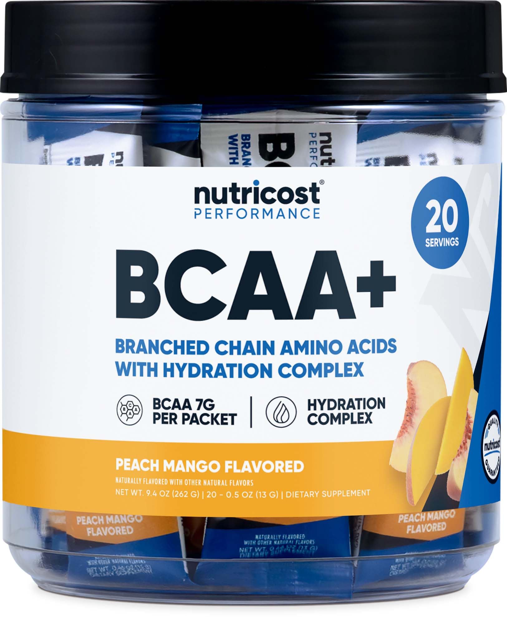 Foto 2 pulgar | Suplemento Nutricost Bcaa+ Hydration Peach Mango, 20 Paquetes - Venta Internacional.
