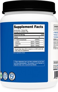 Foto 5 | Bcaa En Polvo Nutricost 2:1:1 150 Porciones Sin Sabor - Venta Internacional.